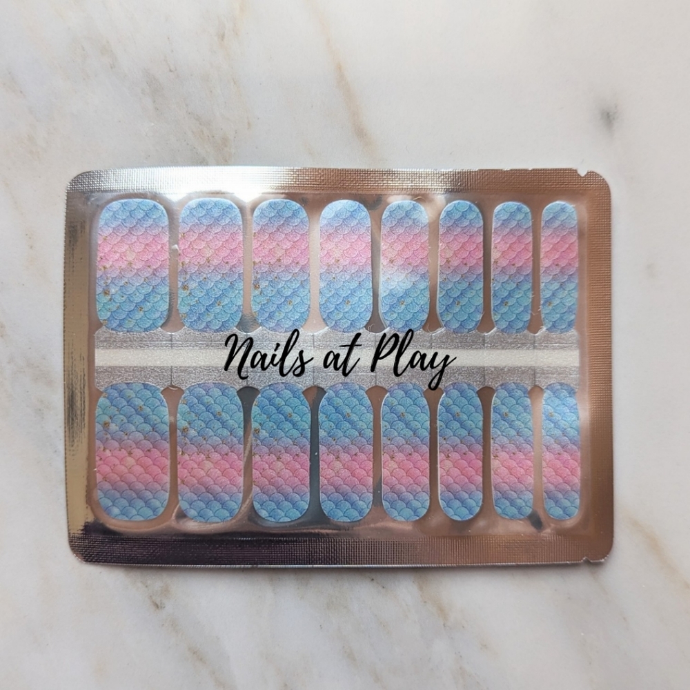 5 for $15 Nail Wraps- Glimmer Tail